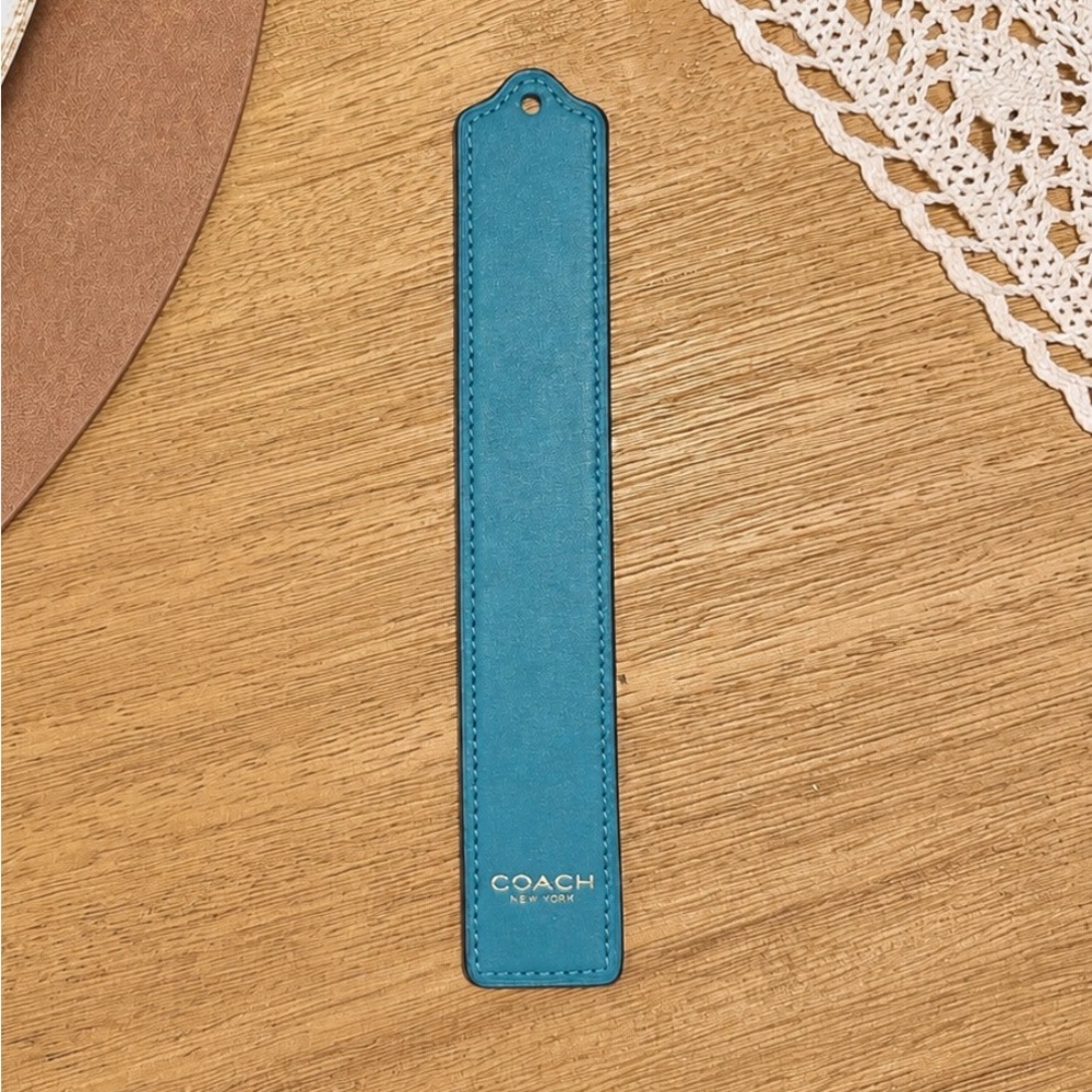 Limited Edition Coach Leather Bookmark